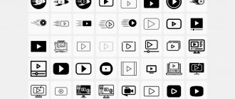 Icons for Youtube